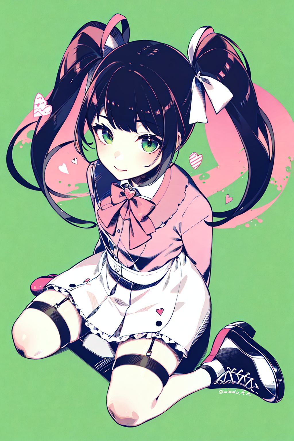 00606-3601943255-masterpiece,best quality,1girl,solo,long_hair,looking_at_viewer,smile,bangs,skirt,simple_background,shirt,black_hair,long_sleeve.jpg
